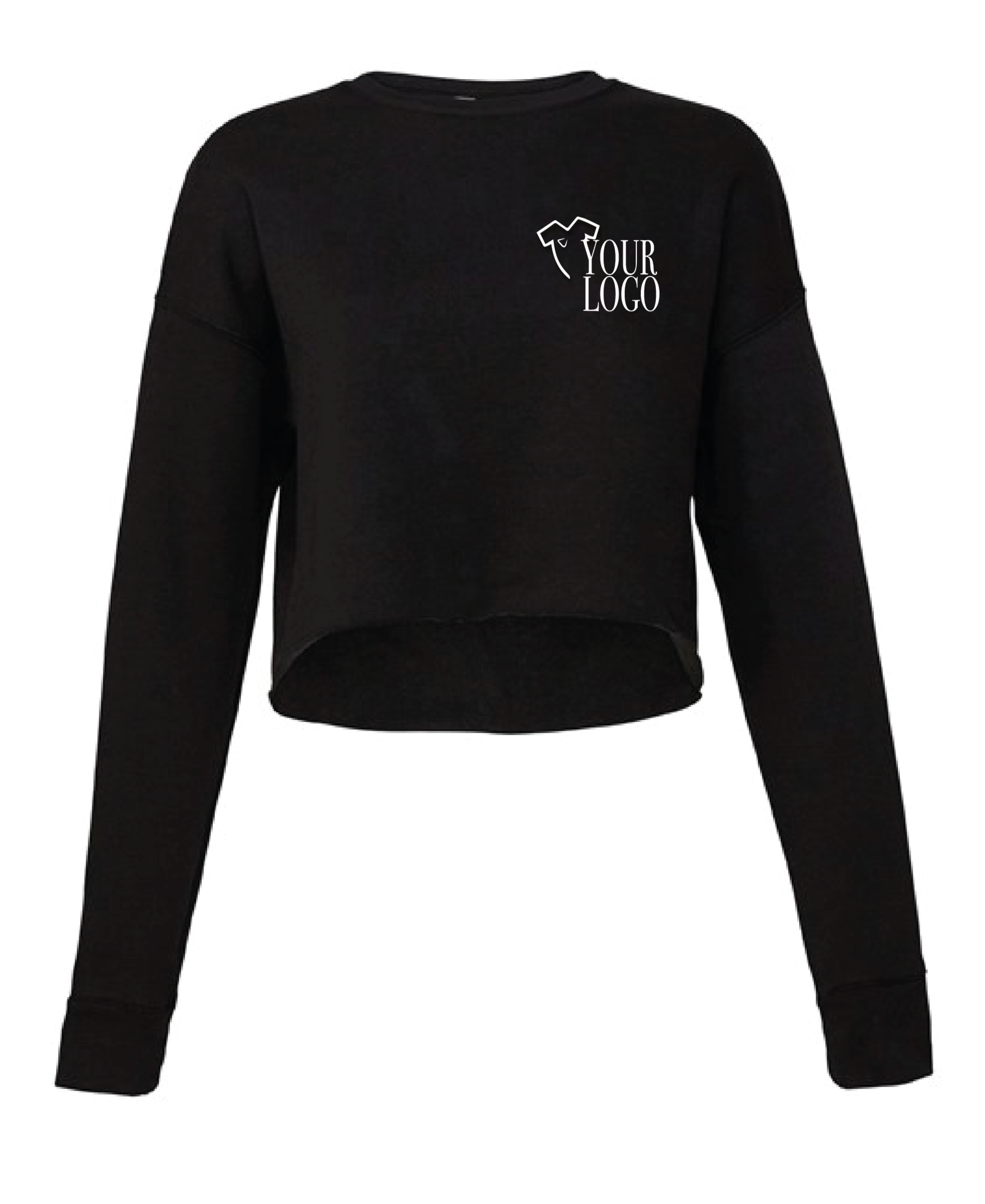 Bella & Canvas cropped sweatshirt