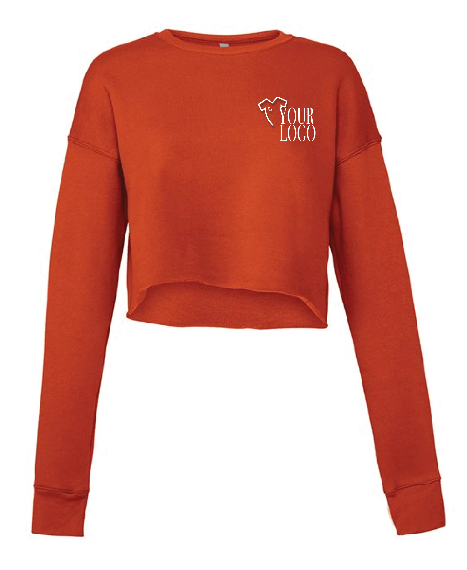 Bella & Canvas cropped sweatshirt