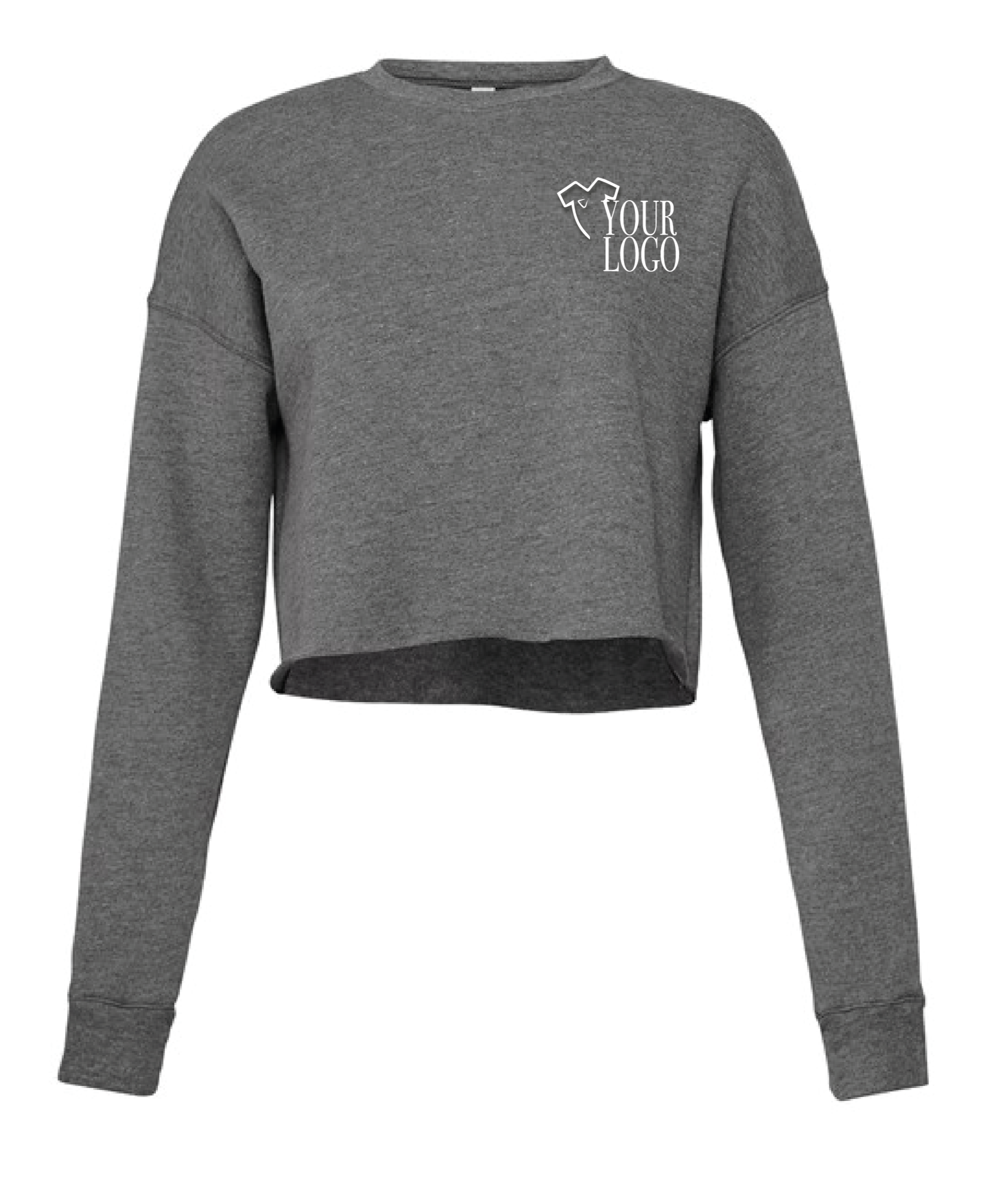 Bella & Canvas cropped sweatshirt