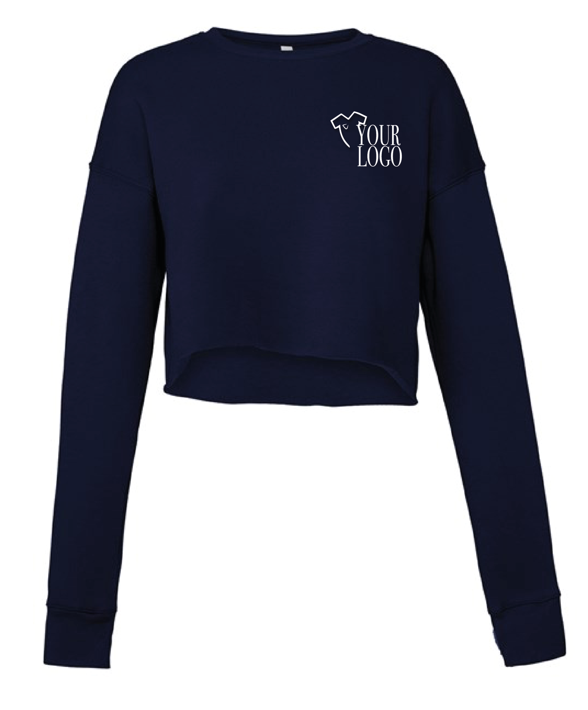 Bella & Canvas cropped sweatshirt