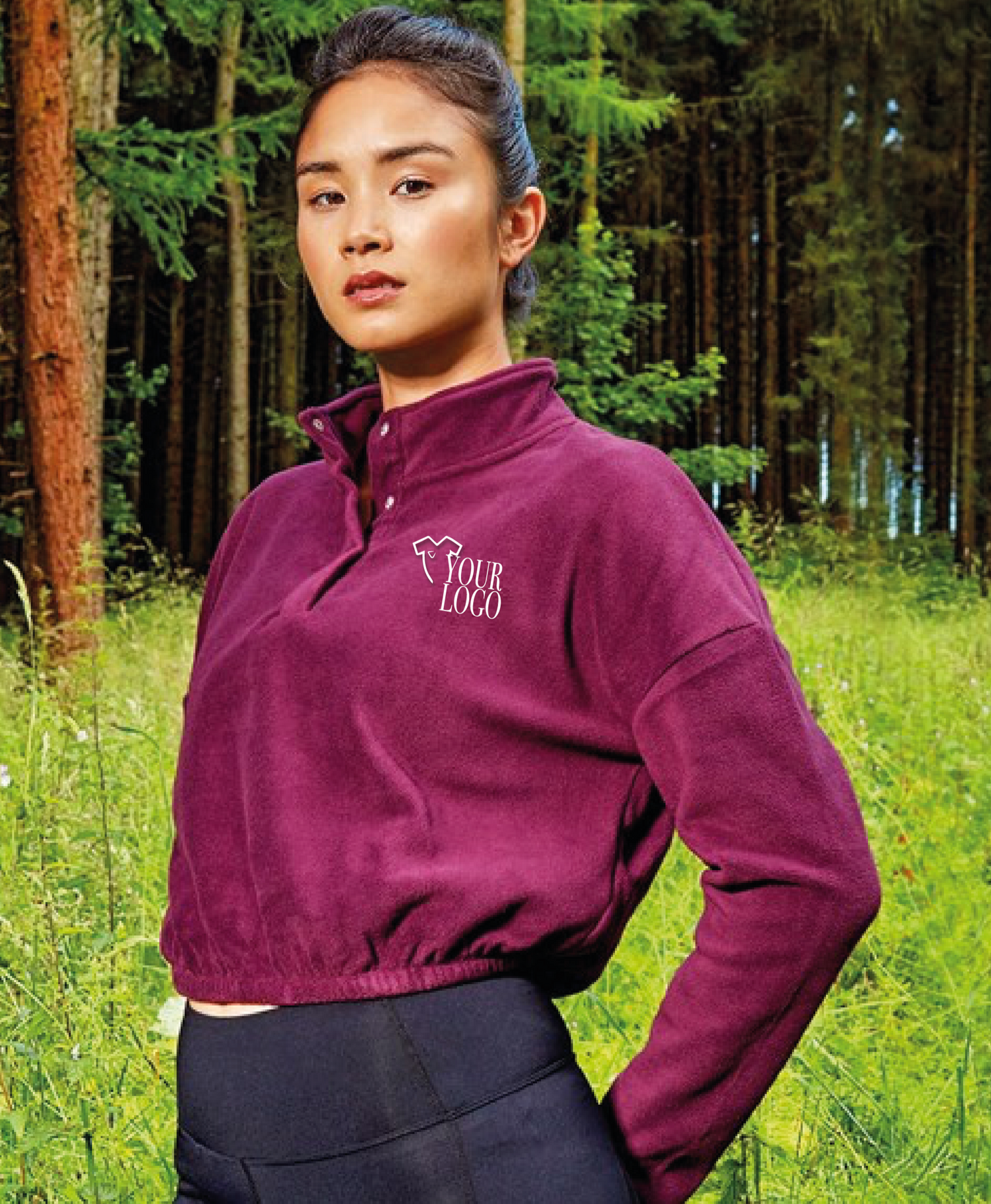 TriDri Womans Cropped Fleece