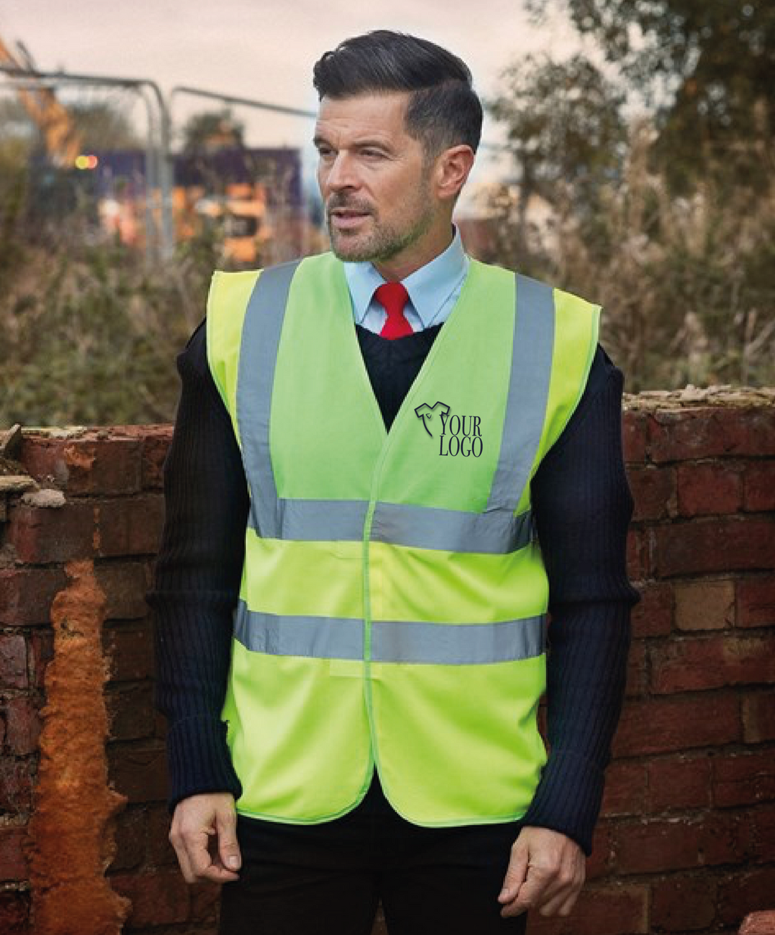 Yoko Hi-Vis 2 Band and Brace Waistcoat