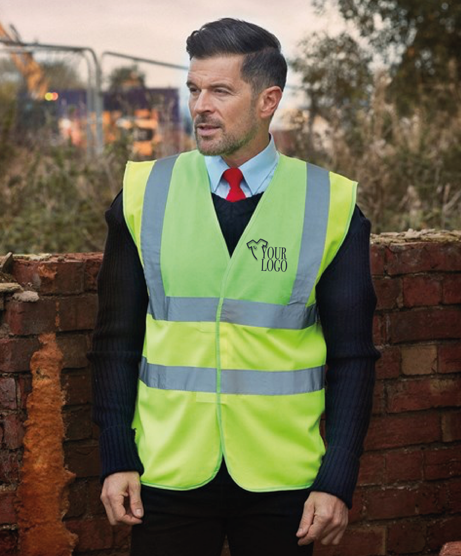 Yoko Hi-Vis 2 Band and Brace Waistcoat