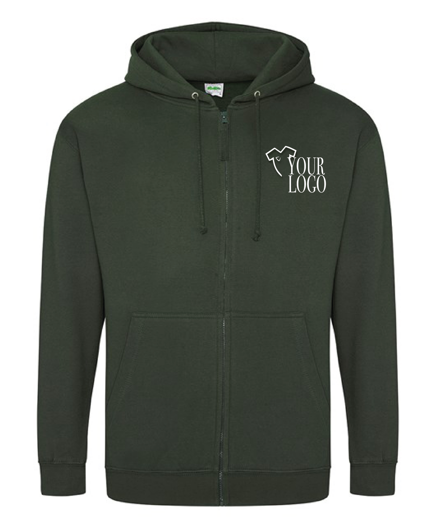 AWDis Unisex Full Zip Hoodie