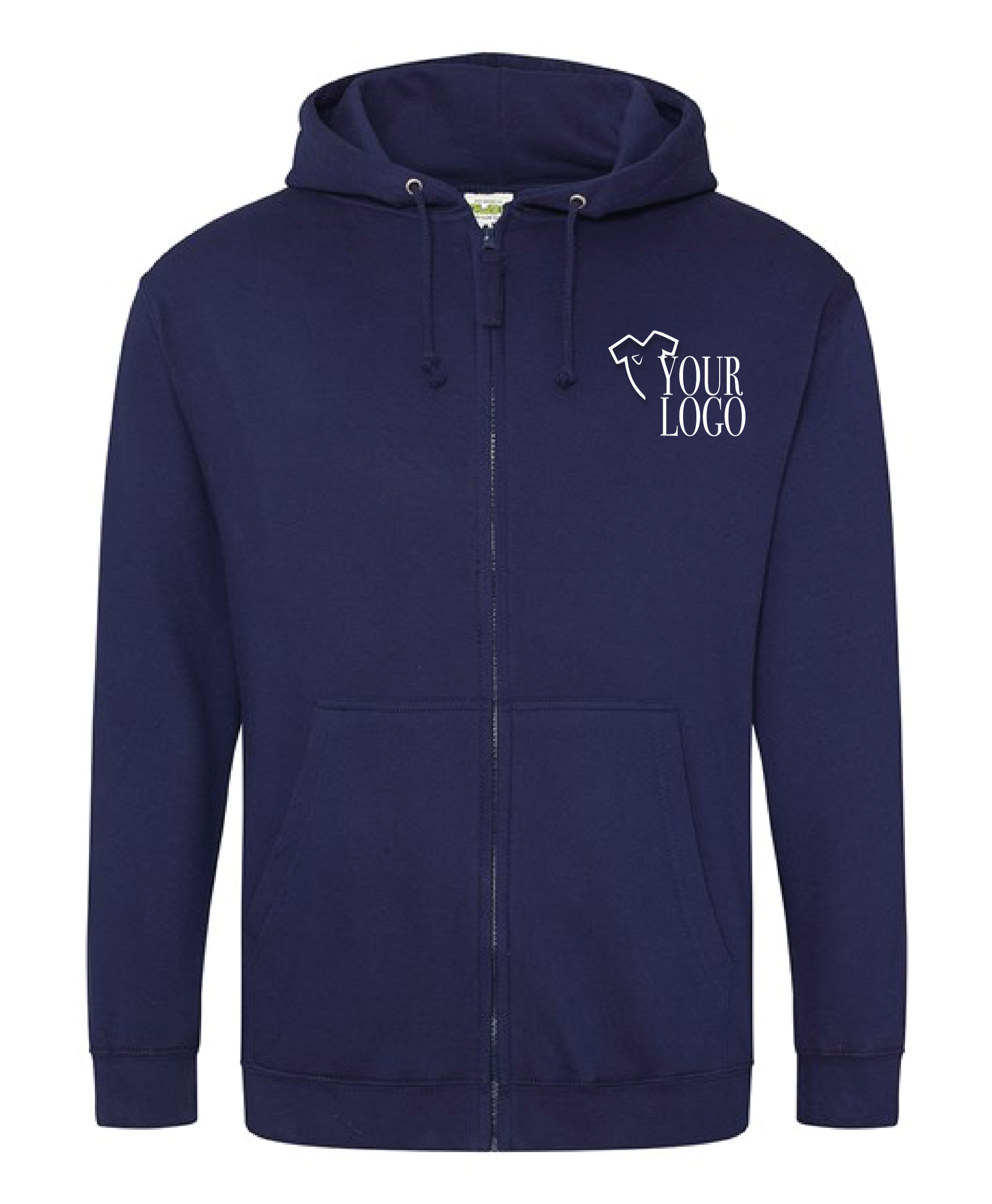 AWDis Unisex Full Zip Hoodie