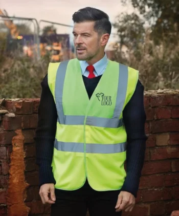 Yoko Hi-Vis 2 Band and Brace Waistcoat