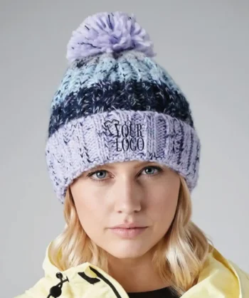 Beechfield Corkscrew Pom Pom Beanie