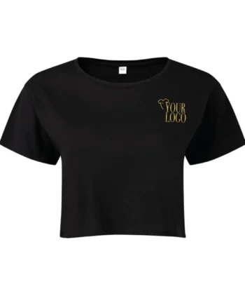 Tri Dri Cropped T-Shirt - Black