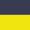 Navy Yoke / Yellow